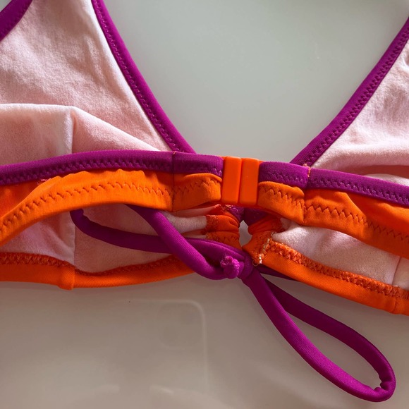 D&G• Y2K Vintage Halter Top Tie String Bikini Bottom Set - Picture 8 of 16